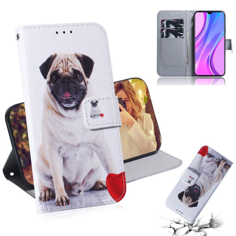 Folio Deksel Xiaomi Redmi 9 Mopshund