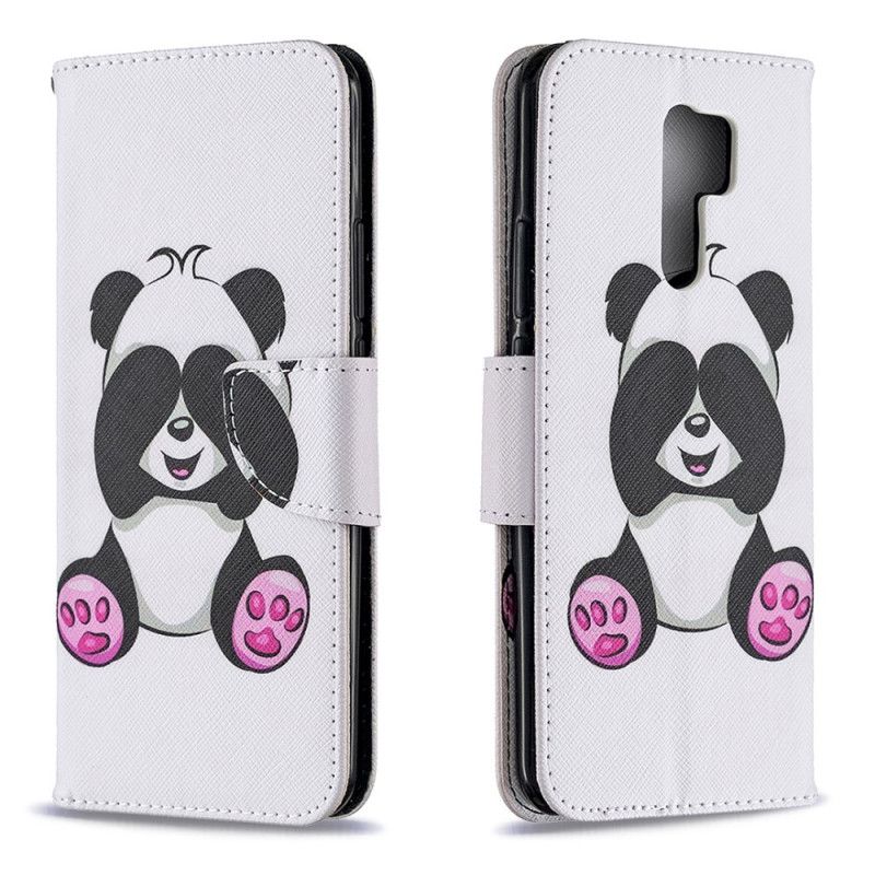 Folio Deksel Xiaomi Redmi 9 Morsom Panda Beskyttelse