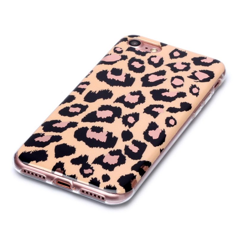 Deksel iPhone 7 / 8 / SE 2 Mobildeksel Marmor I Leopardstil