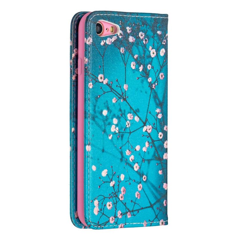 Folio Deksel iPhone 7 / 8 / SE 2 Blomstrende Grener Beskyttelse