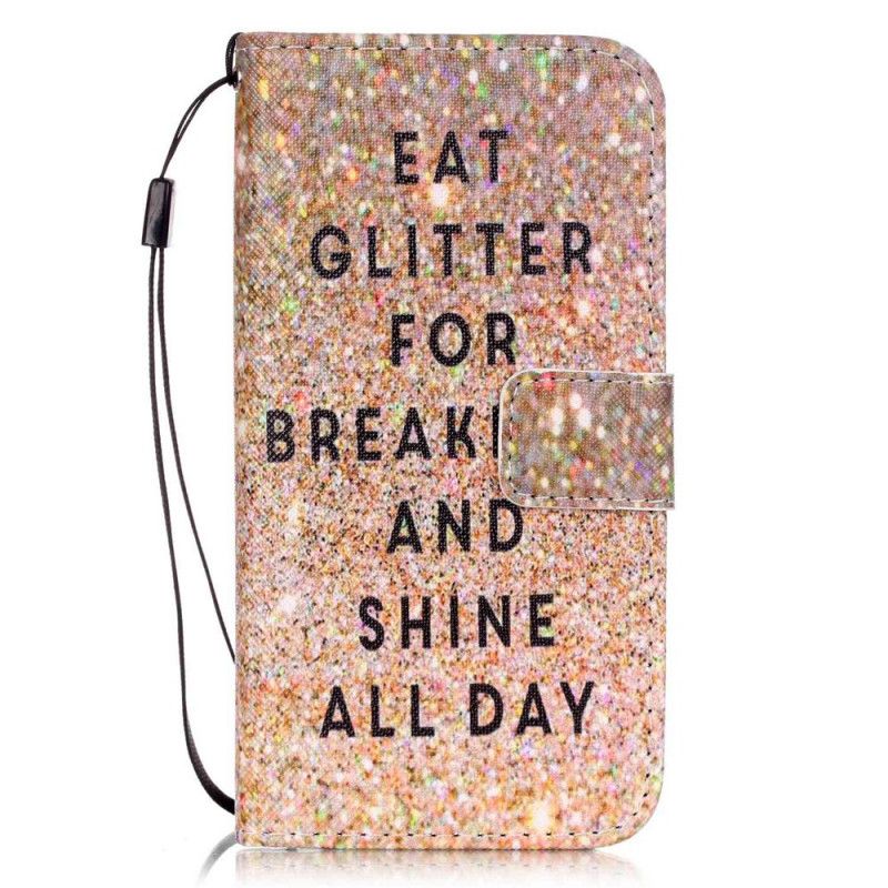 Folio Deksel iPhone 7 / 8 / SE 2 Spis Glitter