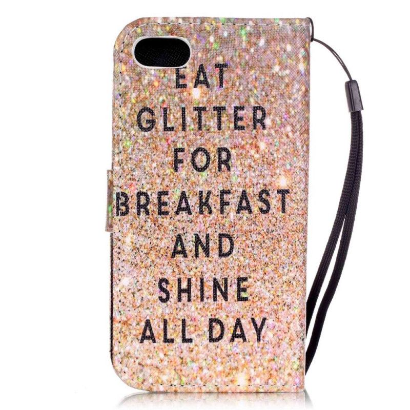 Folio Deksel iPhone 7 / 8 / SE 2 Spis Glitter