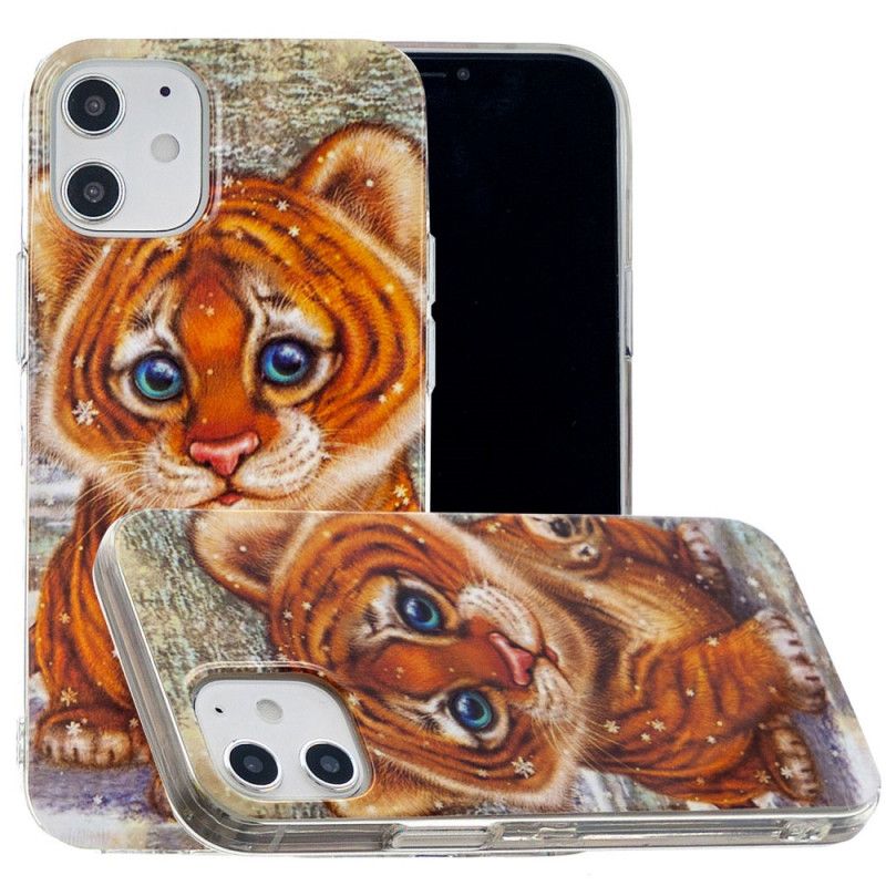 Deksel for iPhone 12 Mini Baby Tiger