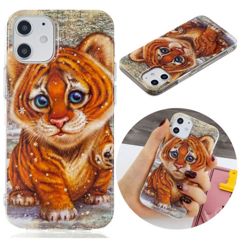 Deksel for iPhone 12 Mini Baby Tiger