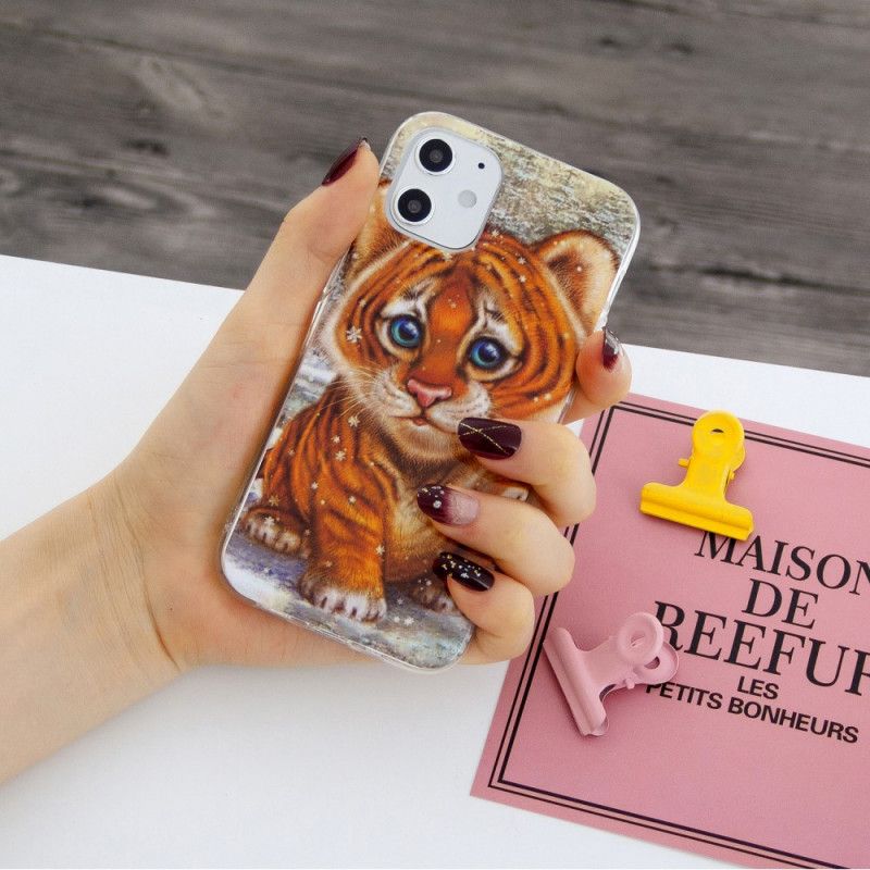 Deksel for iPhone 12 Mini Baby Tiger