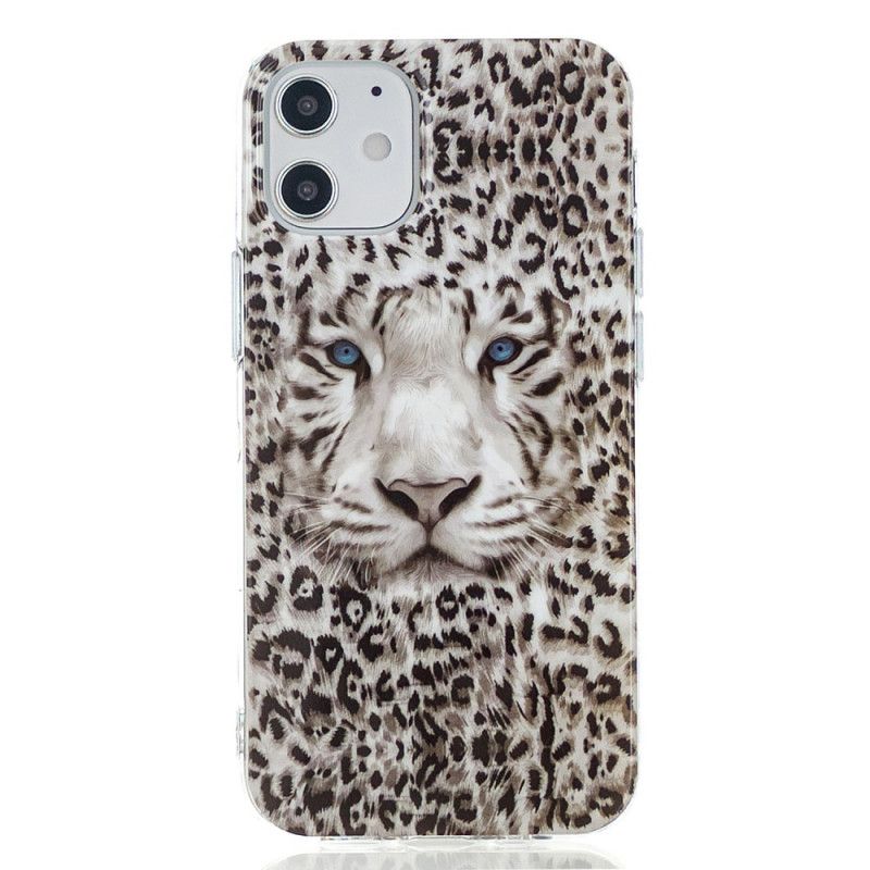 Deksel iPhone 12 Mini Fluorescerende Leopard