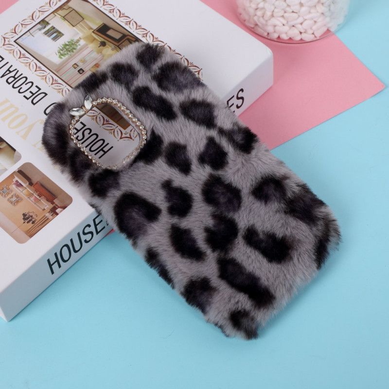 Deksel iPhone 12 Mini Svart Leopard Anti-fall