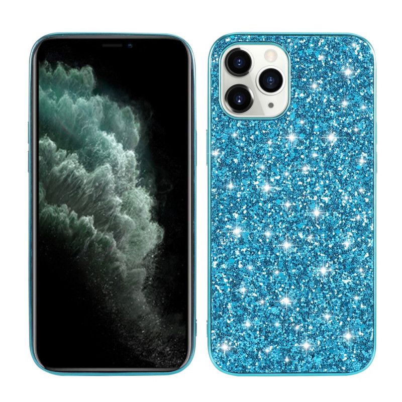 Deksel iPhone 12 Mini Svart Mobildeksel Premium Glitter