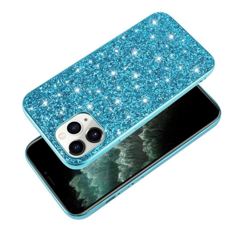 Deksel iPhone 12 Mini Svart Mobildeksel Premium Glitter