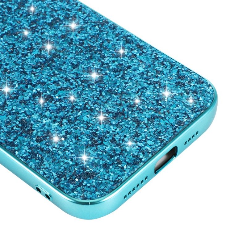 Deksel iPhone 12 Mini Svart Mobildeksel Premium Glitter