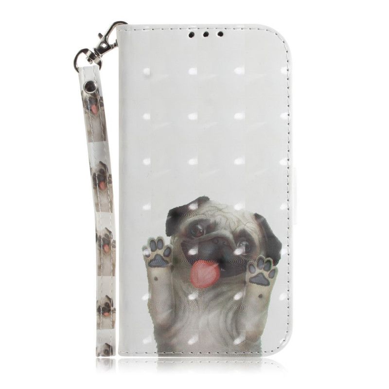 Folio Deksel for iPhone 12 Mini Elsker Hunden Min Med Tanga