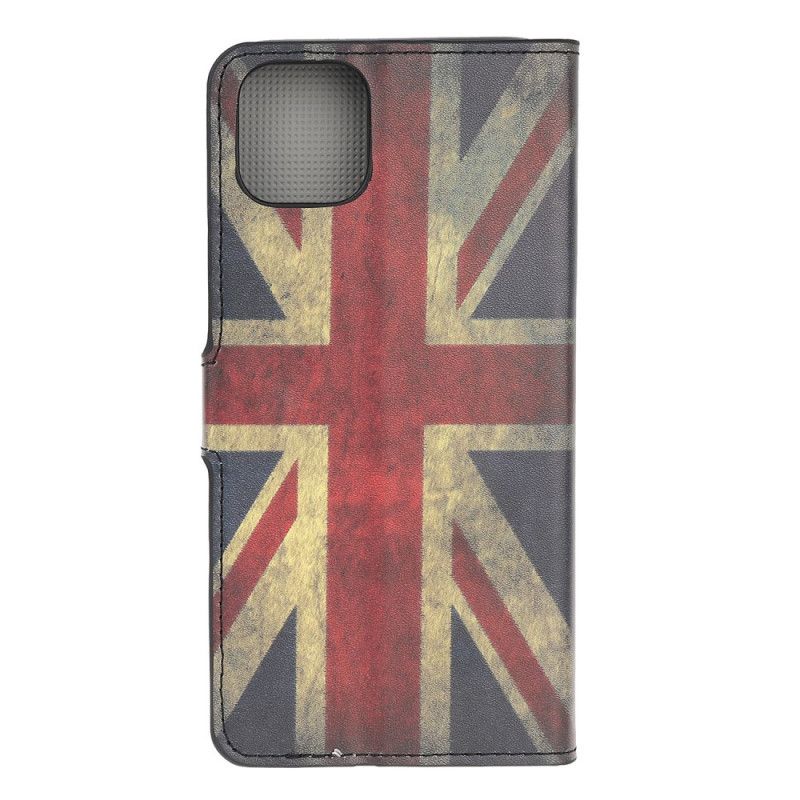 Folio Deksel for iPhone 12 Mini Englands Flagg