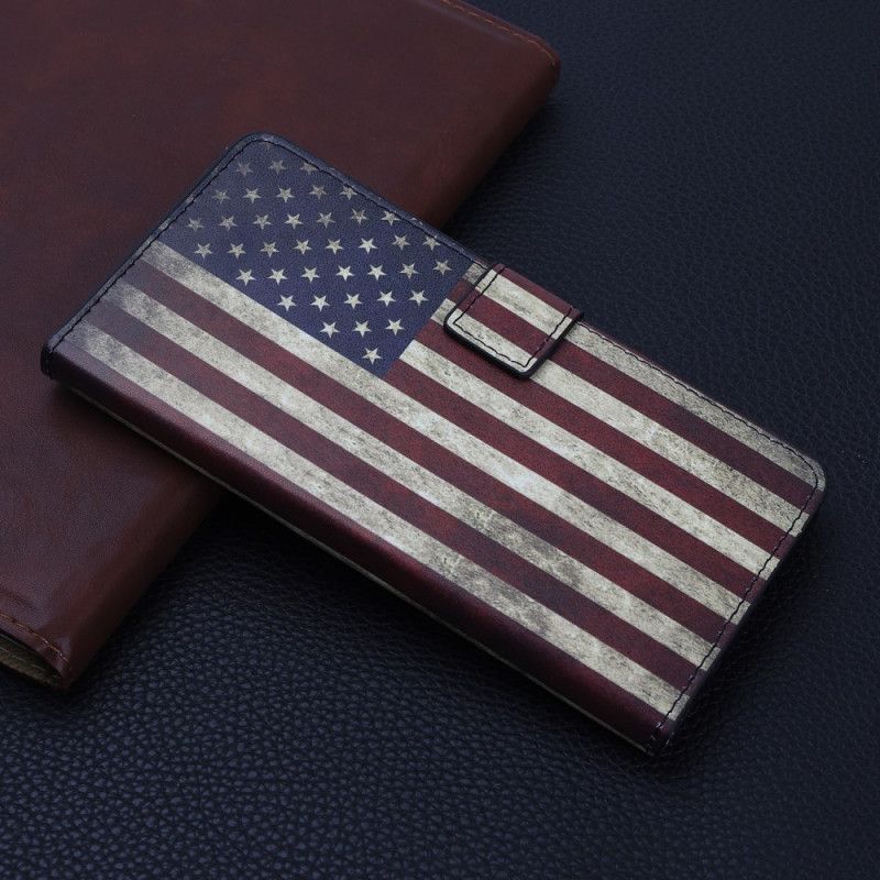 Folio Deksel for iPhone 12 Mini Usas Flagg