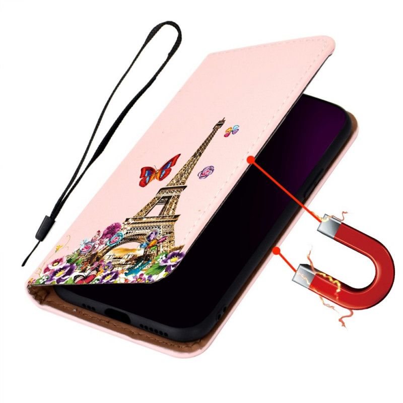 Folio Deksel iPhone 12 Mini Feirer Paris Anti-fall