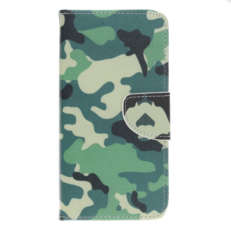 Folio Deksel iPhone 12 Mini Militær Kamuflasje Beskyttelse