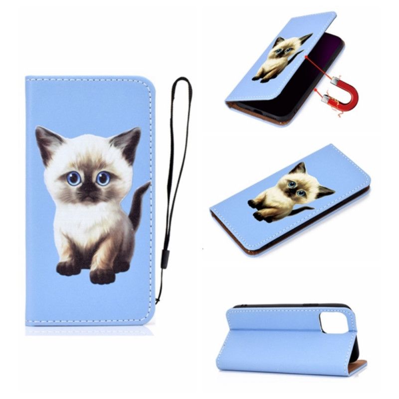 Folio Deksel iPhone 12 Mini Superstjernekatt