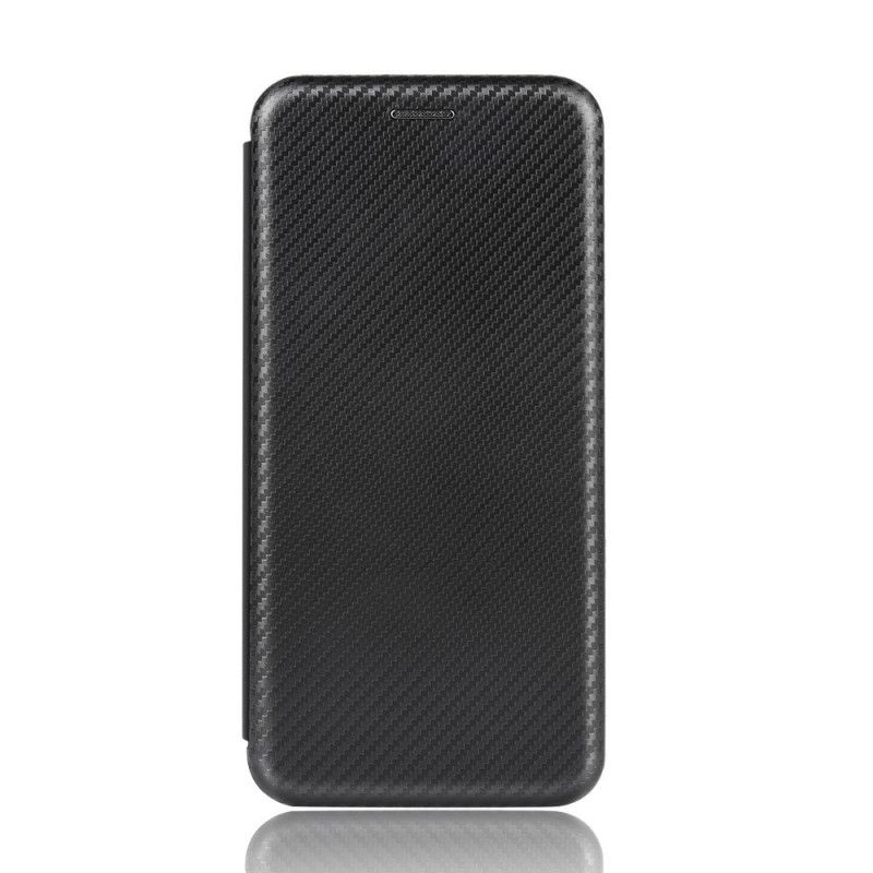 Folio Deksel iPhone 12 Mini Svart Karbonfiber