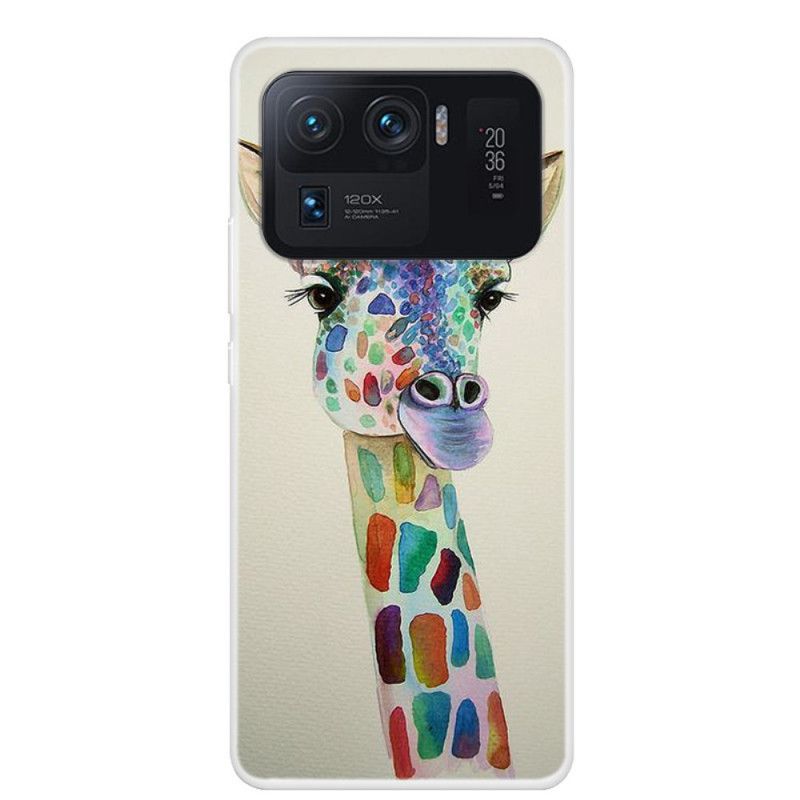 Deksel Xiaomi Mi 11 Ultra Fargerik Giraff Beskyttelse Deksel
