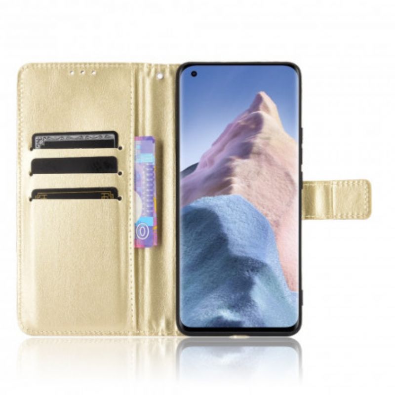 Folio Deksel Xiaomi Mi 11 Ultra Prangende Kunstskinn Beskyttelse Deksel