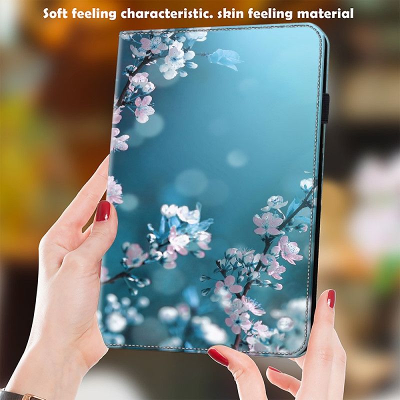 Etui Samsung Galaxy Tab S9 Fe Plus Plommeblomster