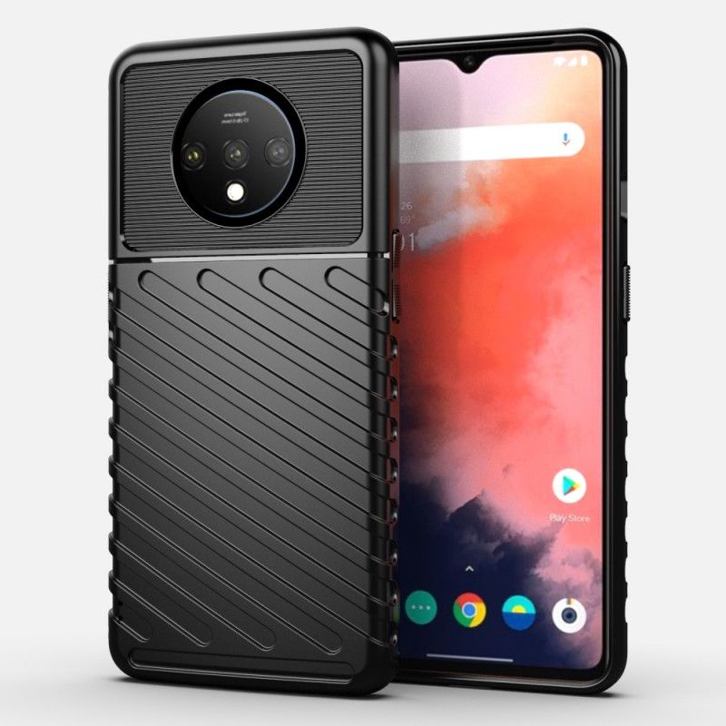 Deksel for OnePlus 7T Svart Tordenserie