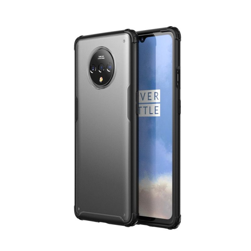 Deksel OnePlus 7T Svart Frostet Hybrid