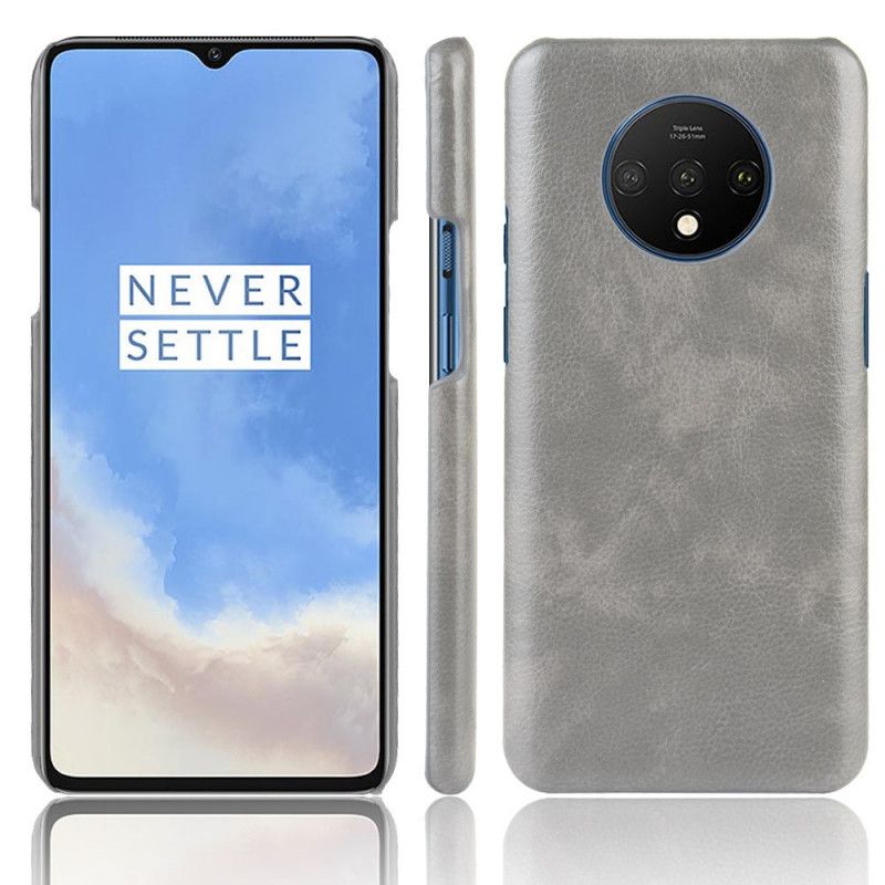 Deksel OnePlus 7T Svart Ytelse Lychee Lær Effekt