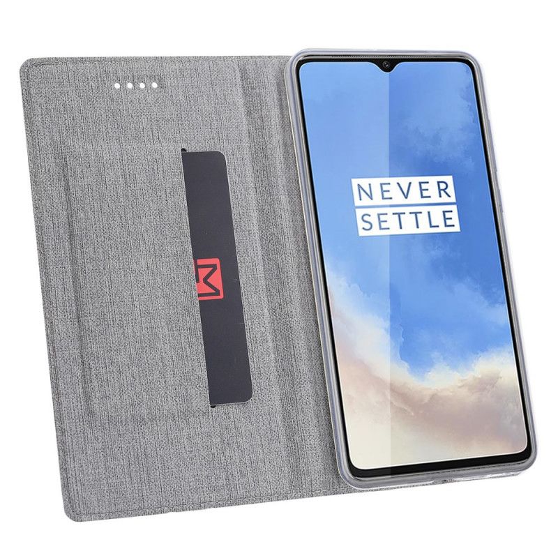 Folio Deksel OnePlus 7T Svart Strukturert Vili Dmx