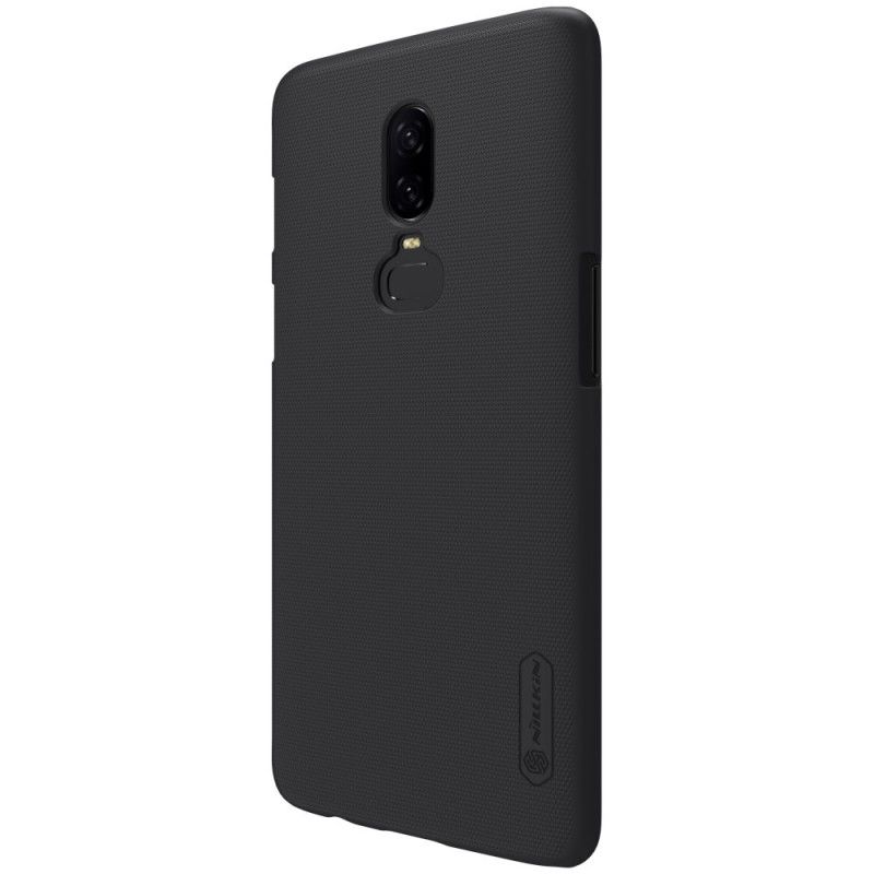 Deksel for OnePlus 6 Svart Stiv Frostet Nillkin