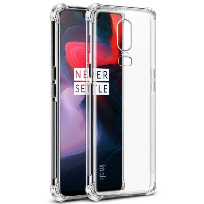 Deksel OnePlus 6 Gjennomsiktig Imak Hudfølelse Anti-fall