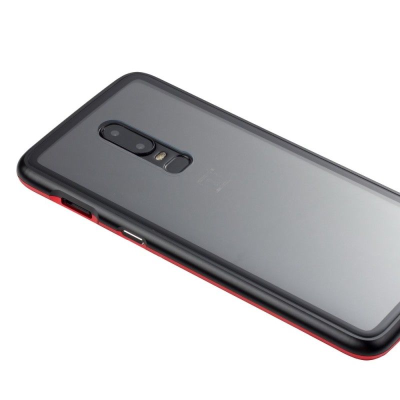 Deksel OnePlus 6 Hvit Avtakbar Beskyttelse