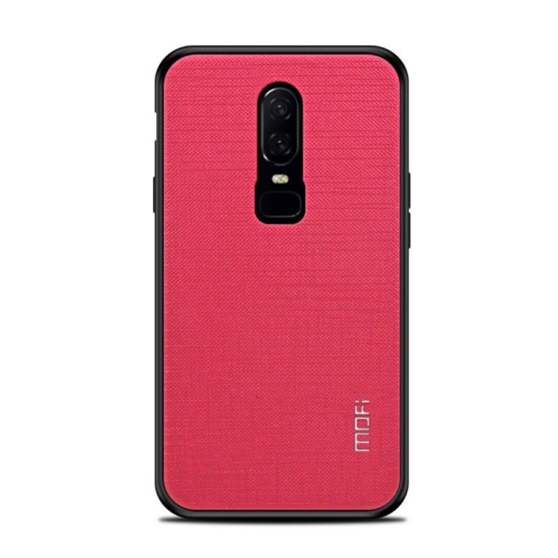 Deksel OnePlus 6 Magenta Mofi Stoff