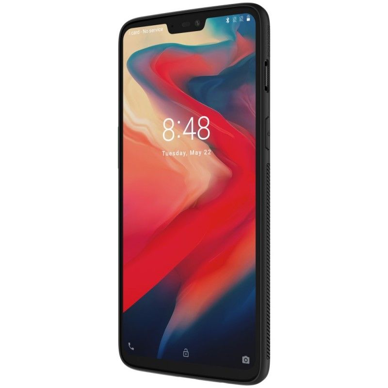 Deksel OnePlus 6 Nillkin Syntetisk Fiber Og Magnetfolie