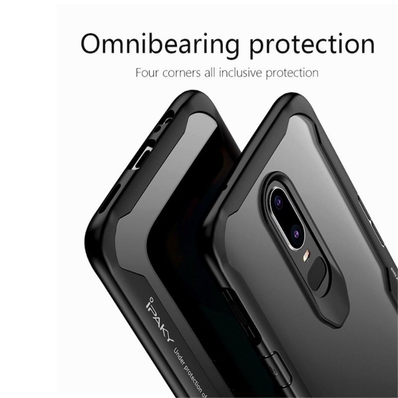 Deksel OnePlus 6 Rød Ipaky Anti-fall