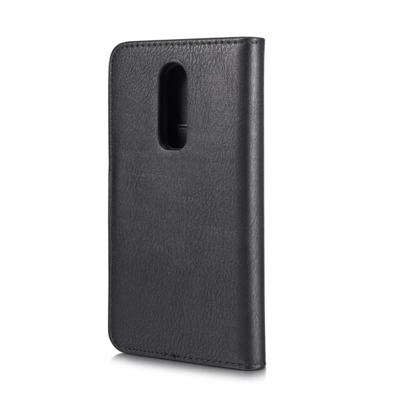 Folio Deksel for OnePlus 6 Svart Dg Ming Avtakbar