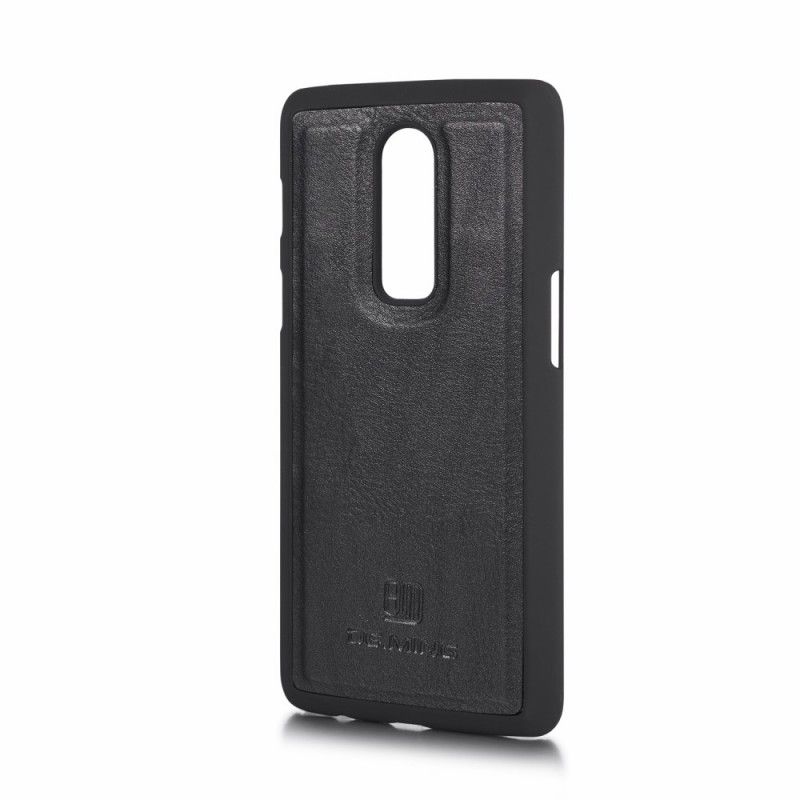 Folio Deksel for OnePlus 6 Svart Dg Ming Avtakbar