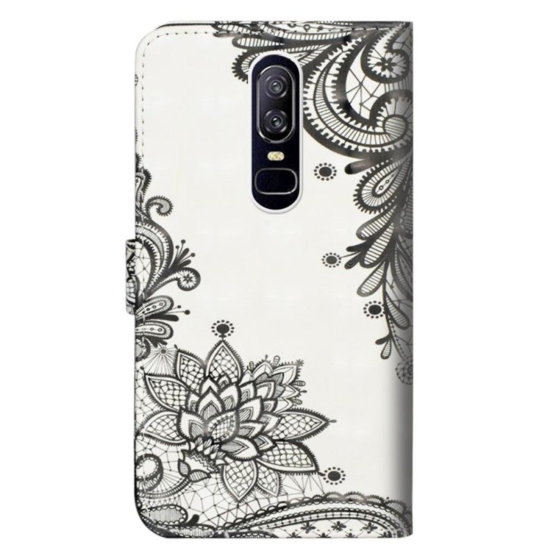 Folio Deksel OnePlus 6 Elegant Blonder Anti-fall