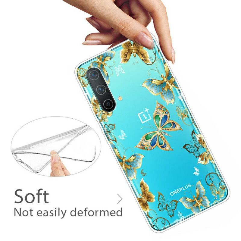 Deksel Oneplus Nord Ce 5g Butterflies Design Beskyttelse Deksel