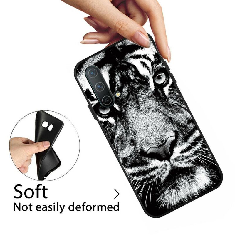 Deksel Oneplus Nord Ce 5g Mobildeksel Black And White Tiger