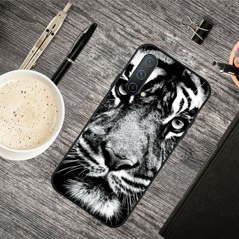 Deksel Oneplus Nord Ce 5g Mobildeksel Black And White Tiger