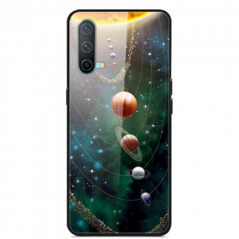 Deksel Oneplus Nord Ce 5g Mobildeksel Herdet Glass Planet Solar System