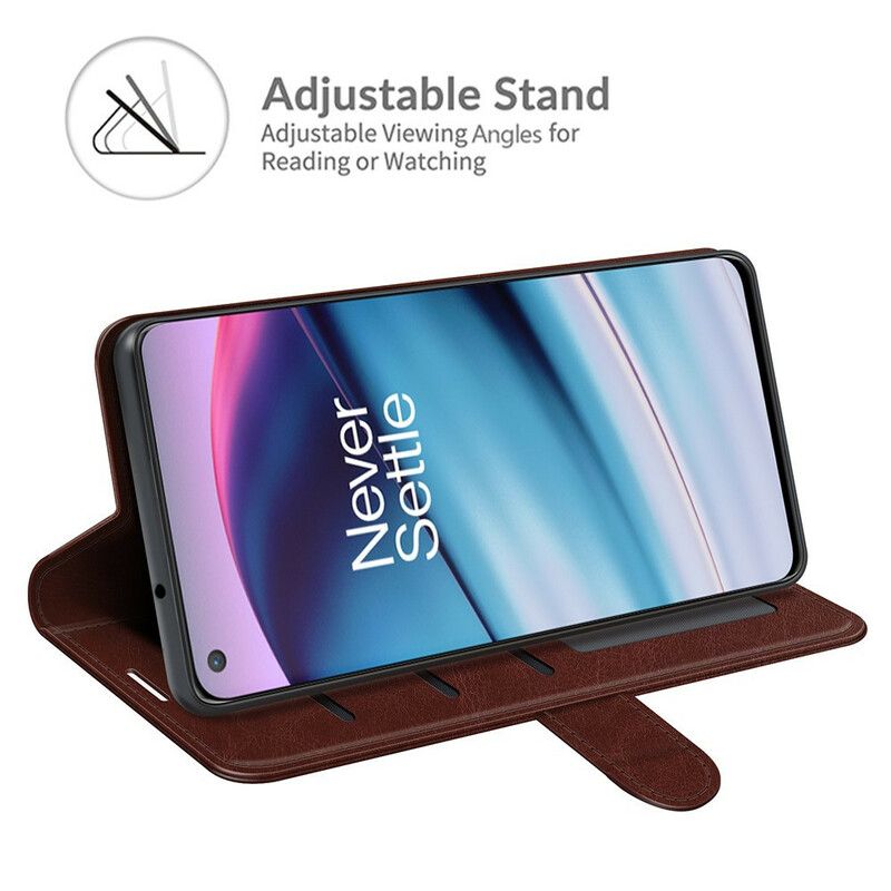 Folio Deksel Oneplus Nord Ce 5g Faux Leather Ultra