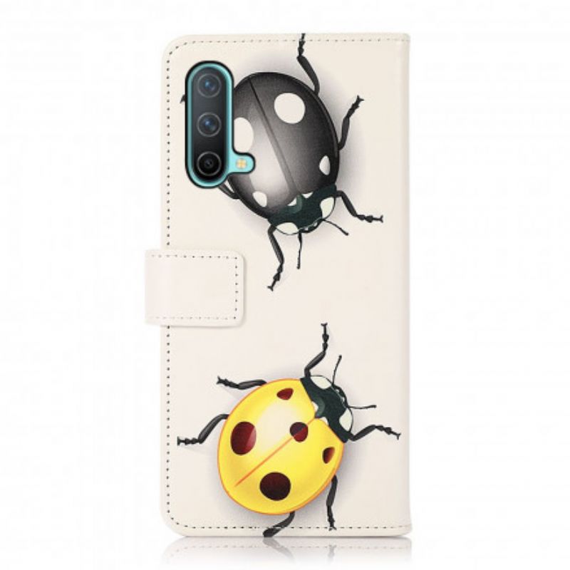 Folio Deksel Oneplus Nord Ce 5g Ladybugs