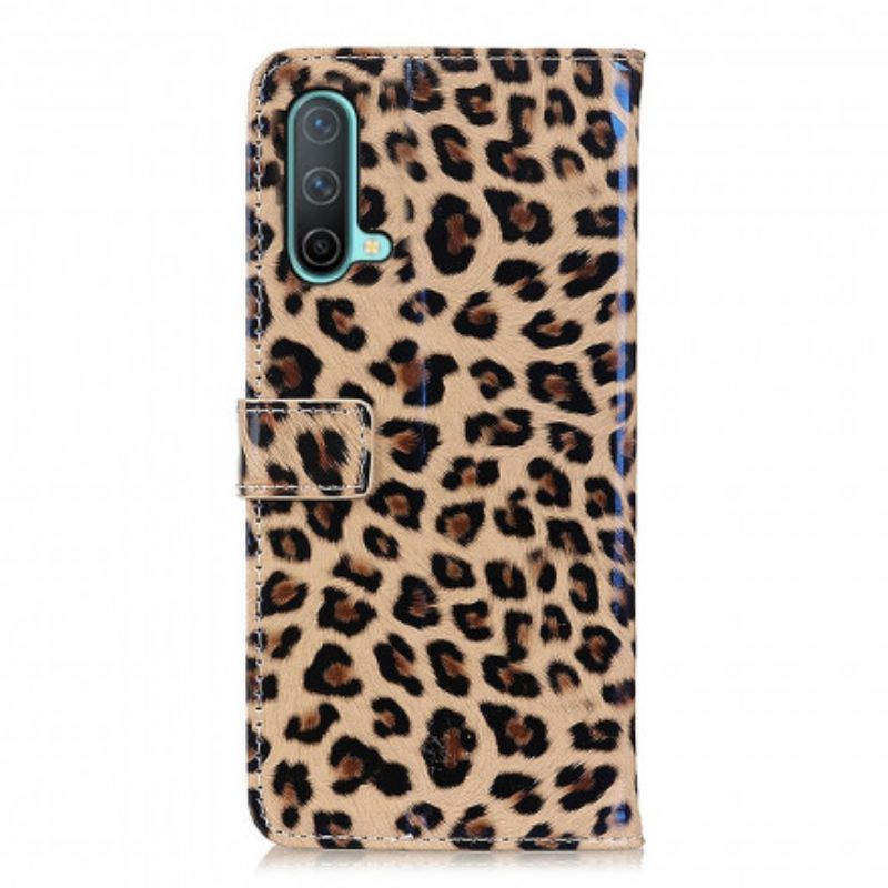 Folio Deksel Oneplus Nord Ce 5g Leopard