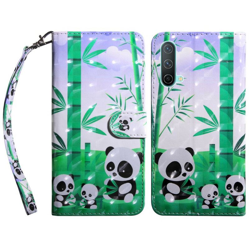 Folio Deksel Oneplus Nord Ce 5g Panda Family