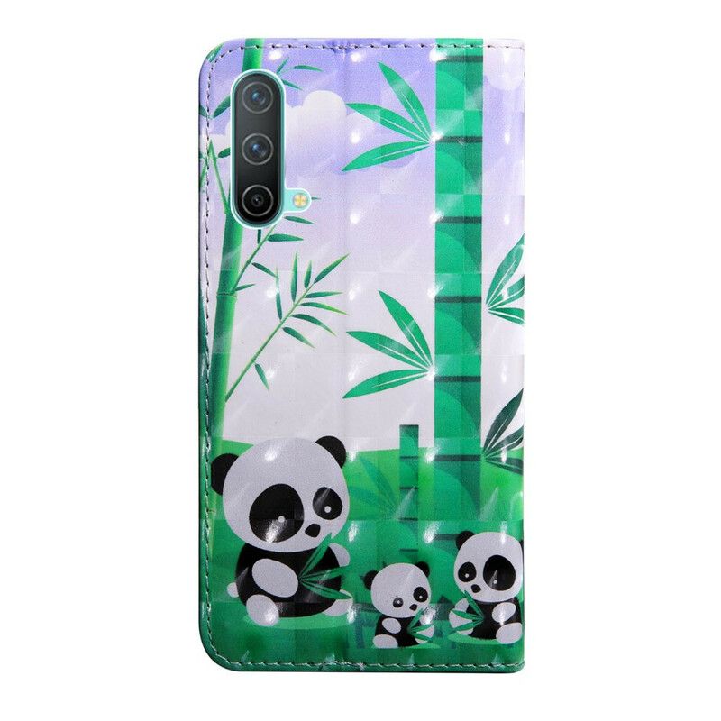 Folio Deksel Oneplus Nord Ce 5g Panda Family