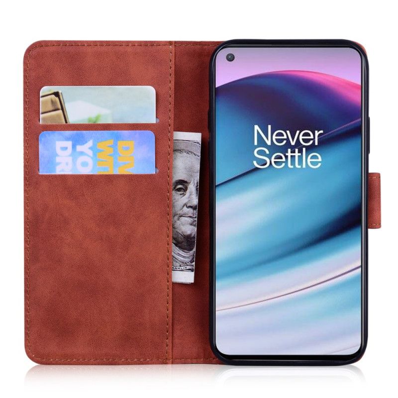 Folio Deksel Oneplus Nord Ce 5g Skin-touch Butterfly