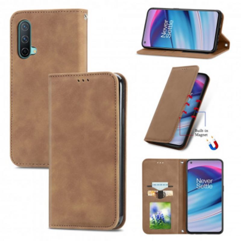 Folio Deksel Oneplus Nord Ce 5g Skin-touch-design