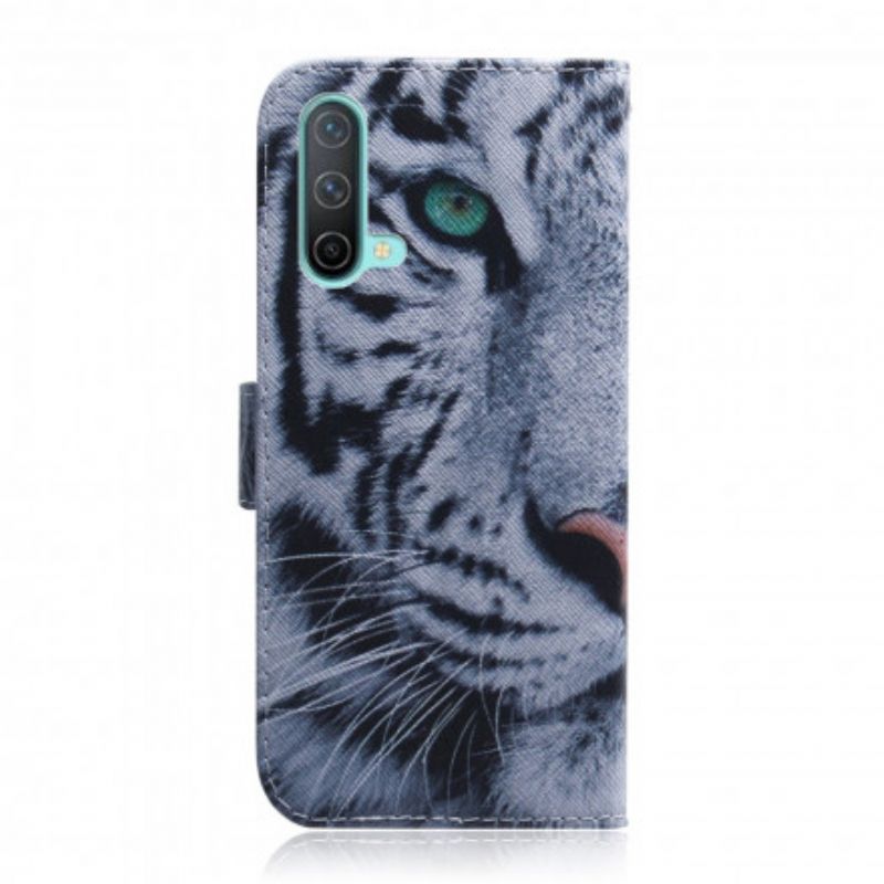 Folio Deksel Oneplus Nord Ce 5g Tiger Face