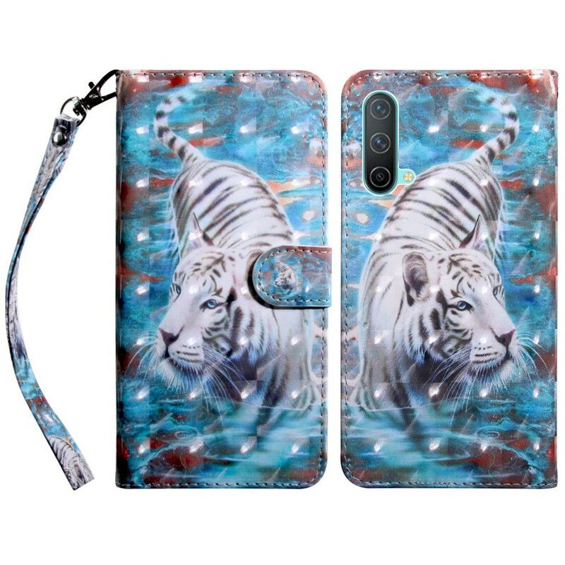 Folio Deksel Oneplus Nord Ce 5g Tiger In The Water